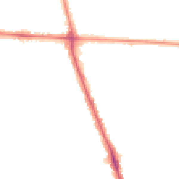 Night-time road noise heatmap for HU5 1NN