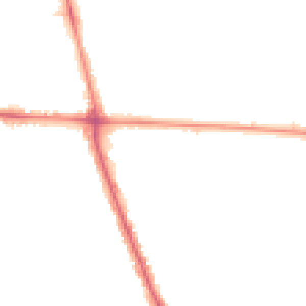 Night-time road noise heatmap for HU5 1PY