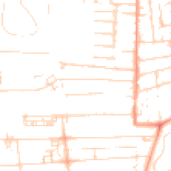 Daytime road noise heatmap for HU5 2AU