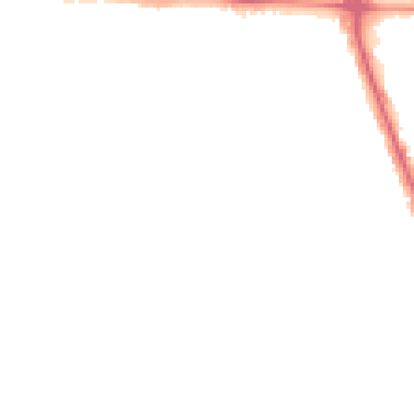 Night-time road noise heatmap for HU5 2EU