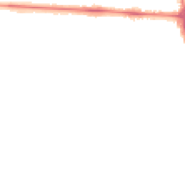 Night-time road noise heatmap for HU5 2HL