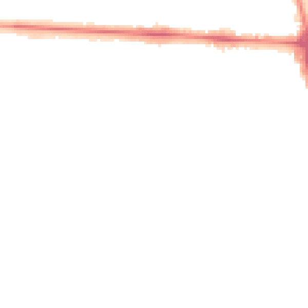 Night-time road noise heatmap for HU5 2HR