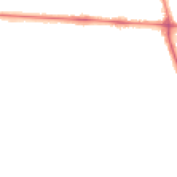 Night-time road noise heatmap for HU5 2HS