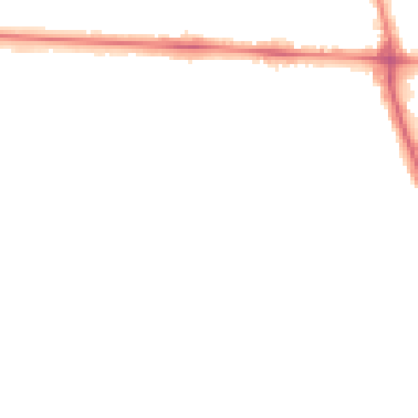 Night-time road noise heatmap for HU5 2HY