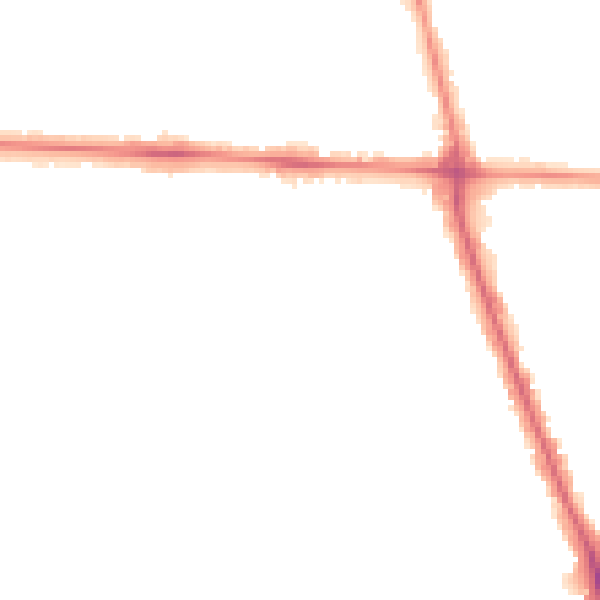 Night-time road noise heatmap for HU5 2ND
