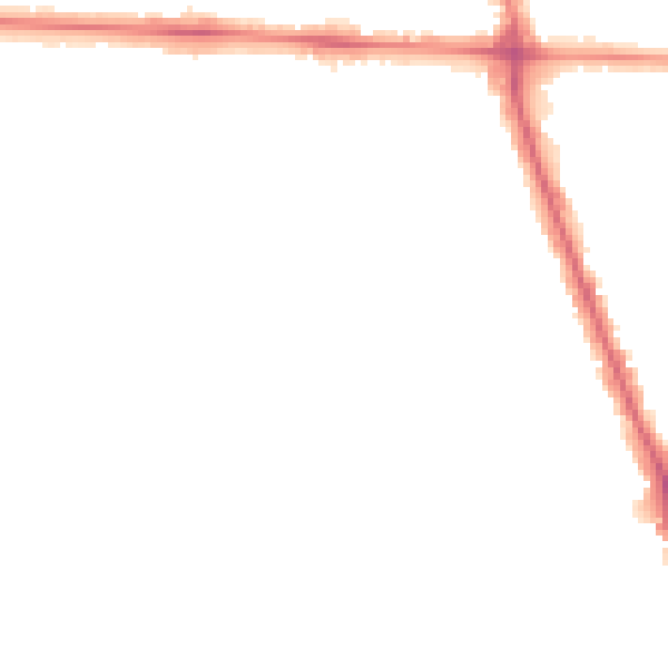 Night-time road noise heatmap for HU5 2NN