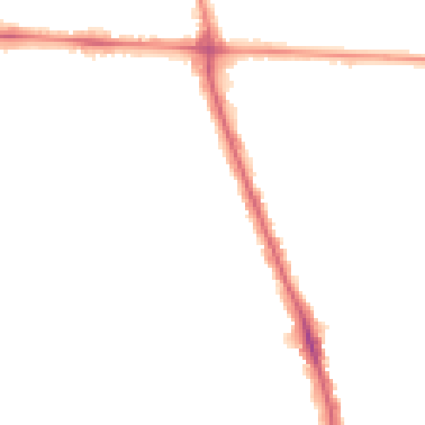 Night-time road noise heatmap for HU5 2PA