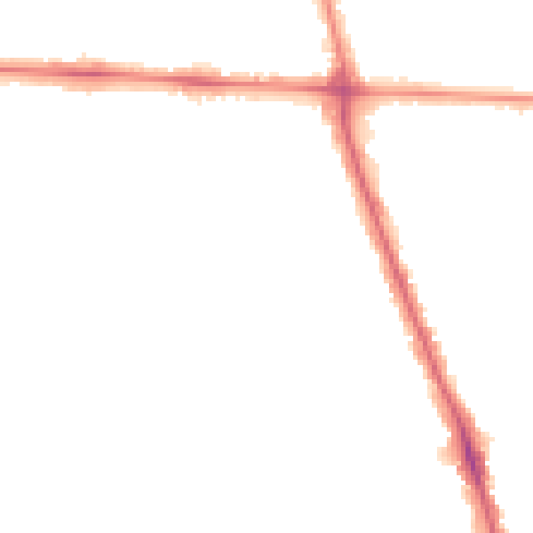 Night-time road noise heatmap for HU5 2PF