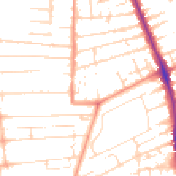 Daytime road noise heatmap for HU5 2RH