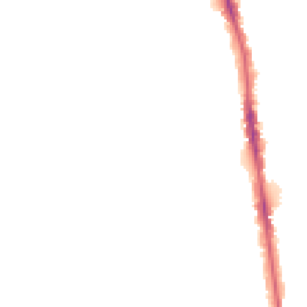 Night-time road noise heatmap for HU5 2UJ