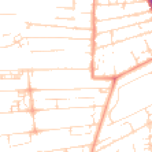 Daytime road noise heatmap for HU5 3AN