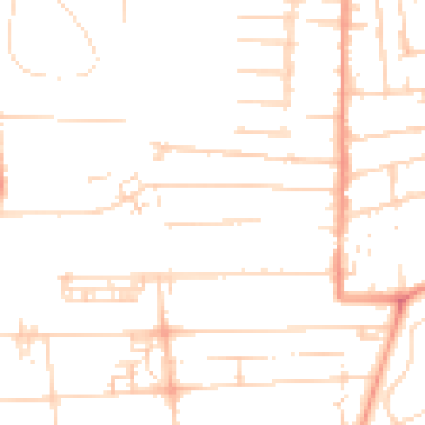Daytime road noise heatmap for HU5 3BX