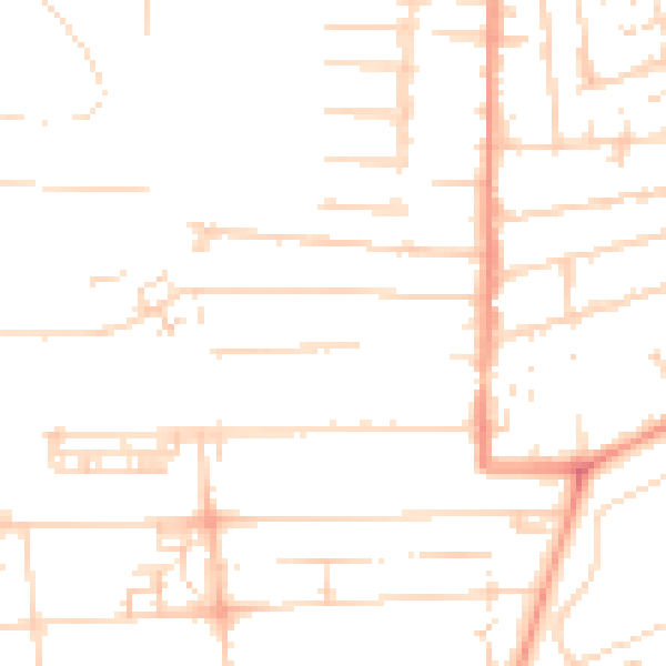Daytime road noise heatmap for HU5 3BZ