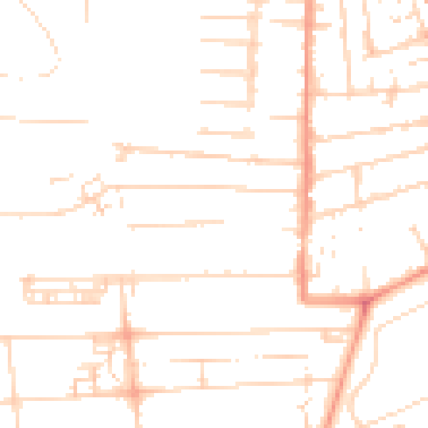 Daytime road noise heatmap for HU5 3DB