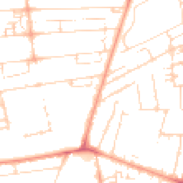 Daytime road noise heatmap for HU5 3LH