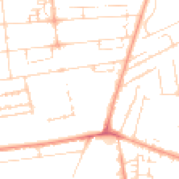 Daytime road noise heatmap for HU5 3LP