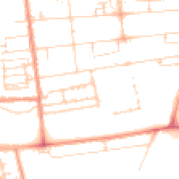 Daytime road noise heatmap for HU5 3NJ