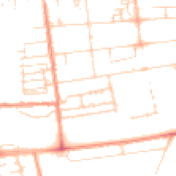 Daytime road noise heatmap for HU5 3PF