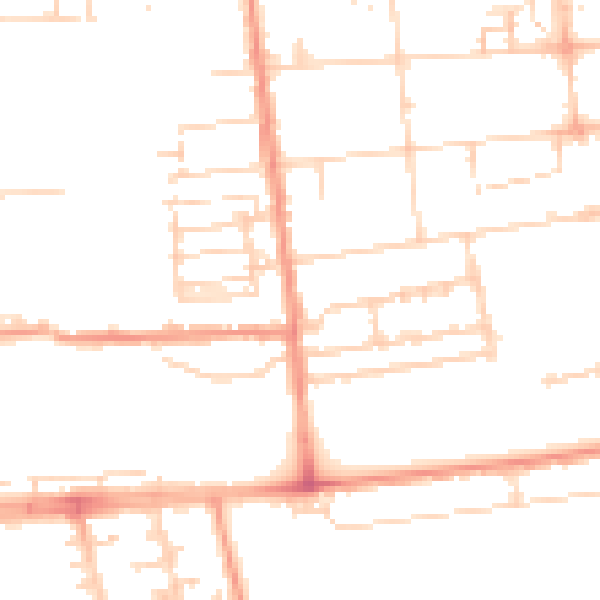 Daytime road noise heatmap for HU5 3TT