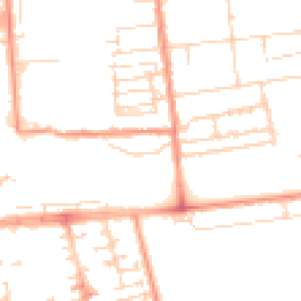 Daytime road noise heatmap for HU5 3TX