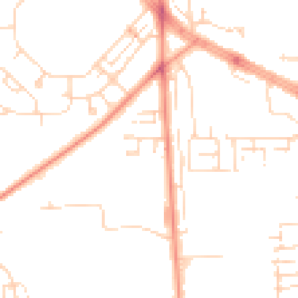 Daytime road noise heatmap for HU5 4GB
