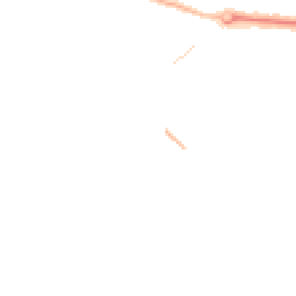 Night-time road noise heatmap for HU5 4NU
