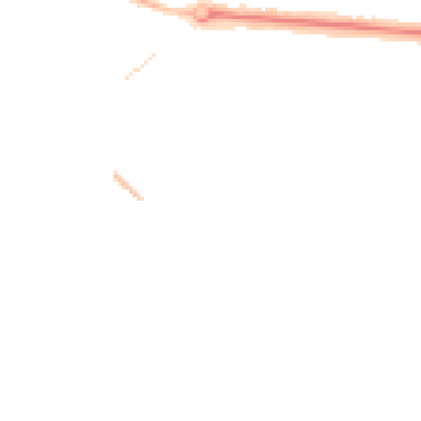 Night-time road noise heatmap for HU5 4QL