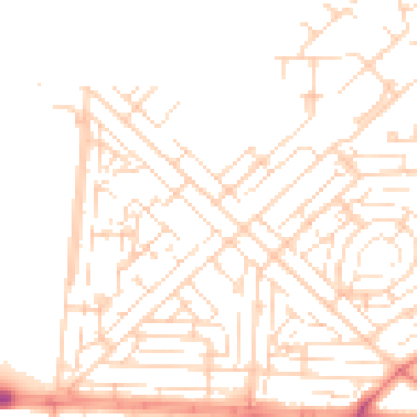 Daytime road noise heatmap for HU5 5PH