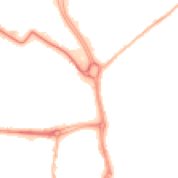 Night-time road noise heatmap for HU7 0AD