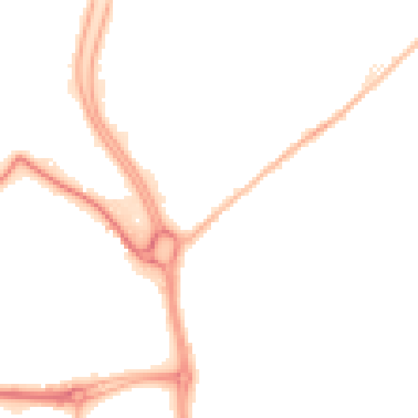 Night-time road noise heatmap for HU7 0BX
