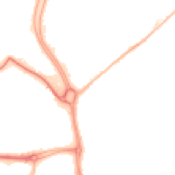 Night-time road noise heatmap for HU7 0BY