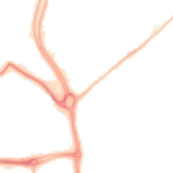 Night-time road noise heatmap for HU7 0DN