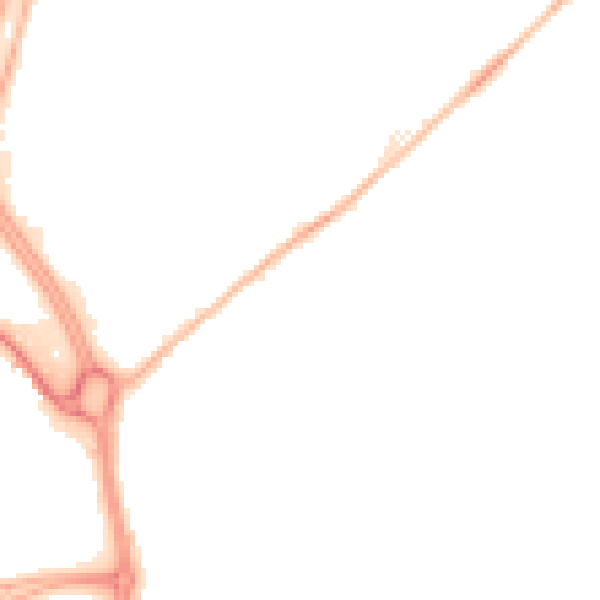 Night-time road noise heatmap for HU7 0DS