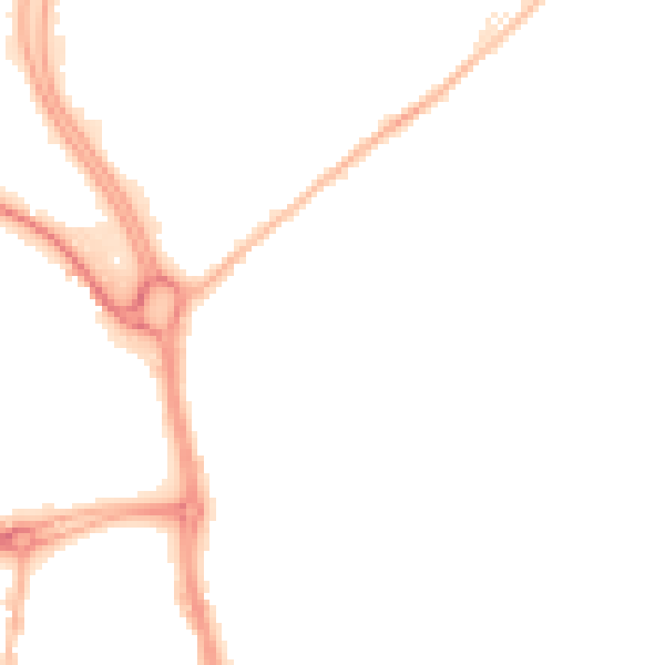 Night-time road noise heatmap for HU7 0DU