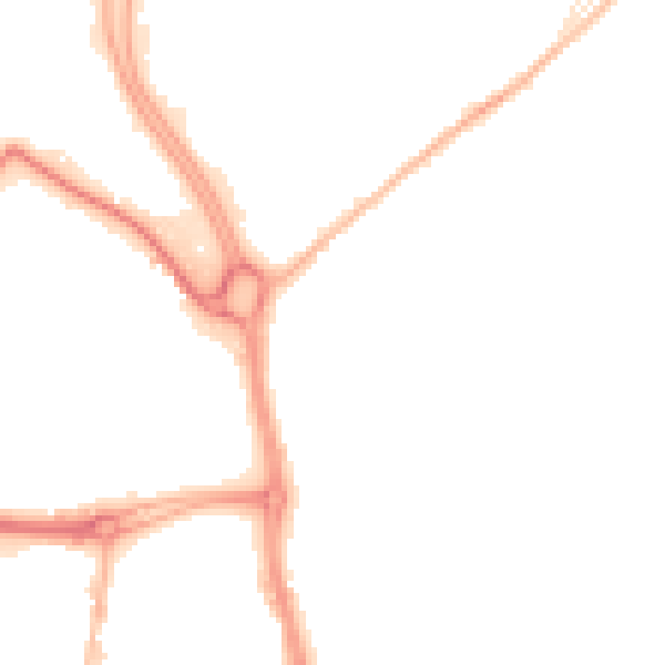 Night-time road noise heatmap for HU7 0DX