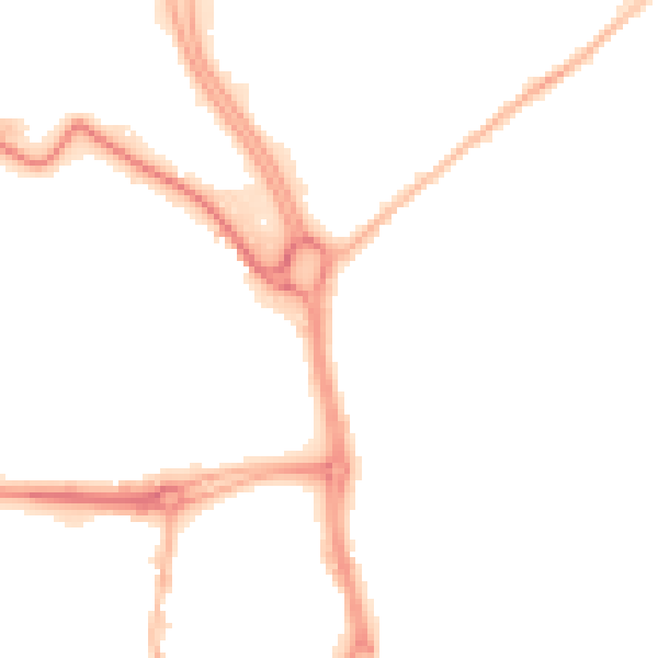Night-time road noise heatmap for HU7 0DZ