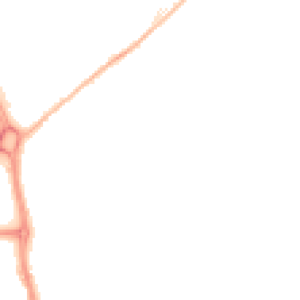 Night-time road noise heatmap for HU7 0EB