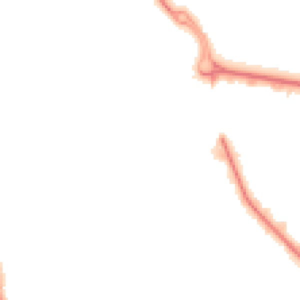 Night-time road noise heatmap for HU7 0YF