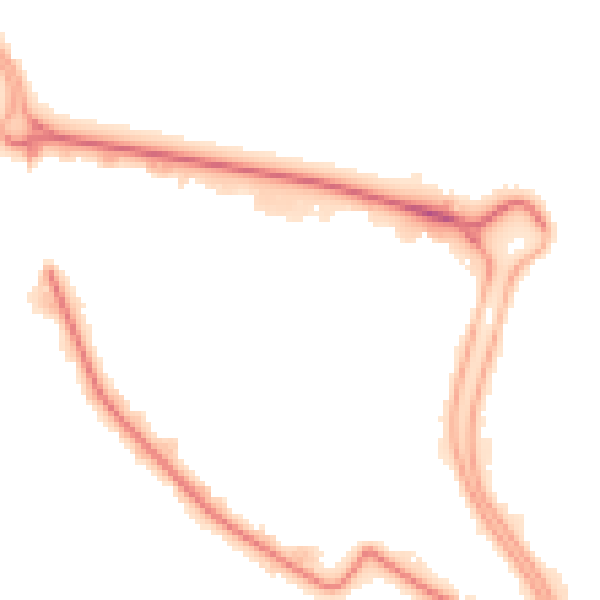 Night-time road noise heatmap for HU7 0YN