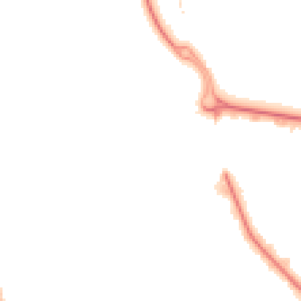 Night-time road noise heatmap for HU7 0YQ