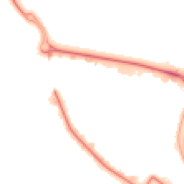 Night-time road noise heatmap for HU7 0YR