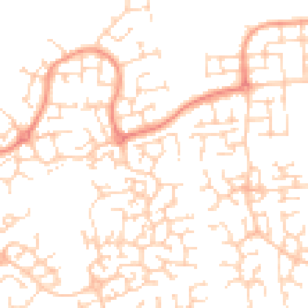 Daytime road noise heatmap for HU7 3AX