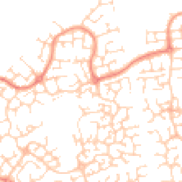 Daytime road noise heatmap for HU7 3DH