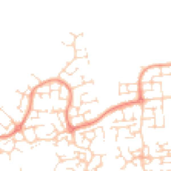 Daytime road noise heatmap for HU7 3FT