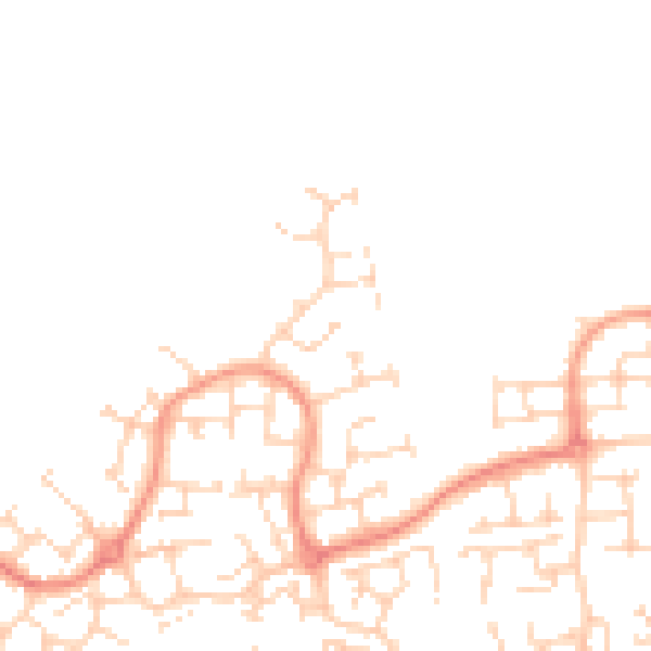 Daytime road noise heatmap for HU7 3GZ
