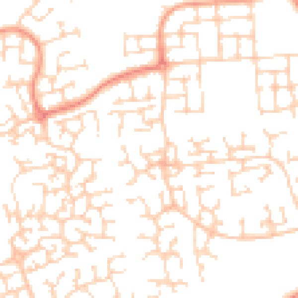 Daytime road noise heatmap for HU7 3HH
