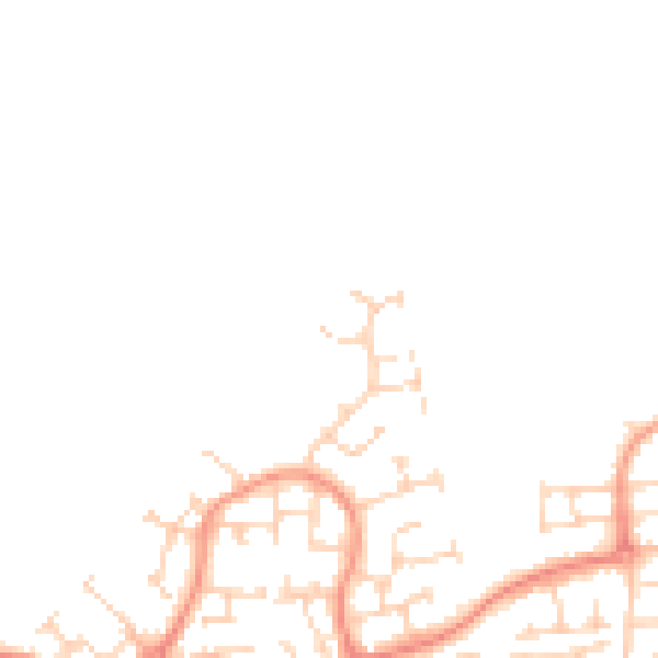 Daytime road noise heatmap for HU7 3NT