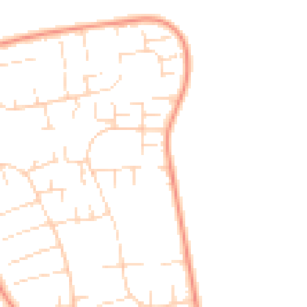 Daytime road noise heatmap for HU7 5BL