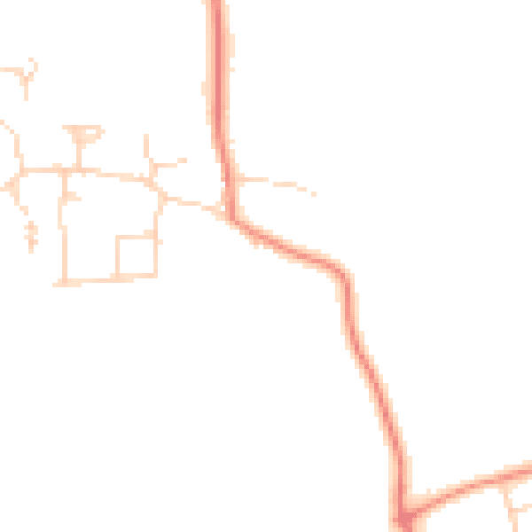 Daytime road noise heatmap for HU7 5FB