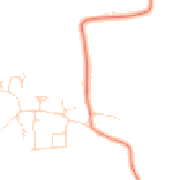 Daytime road noise heatmap for HU7 5XD
